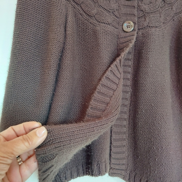 Brown Cardigan by Christopher and Banks - Large - Picture 2 of 4